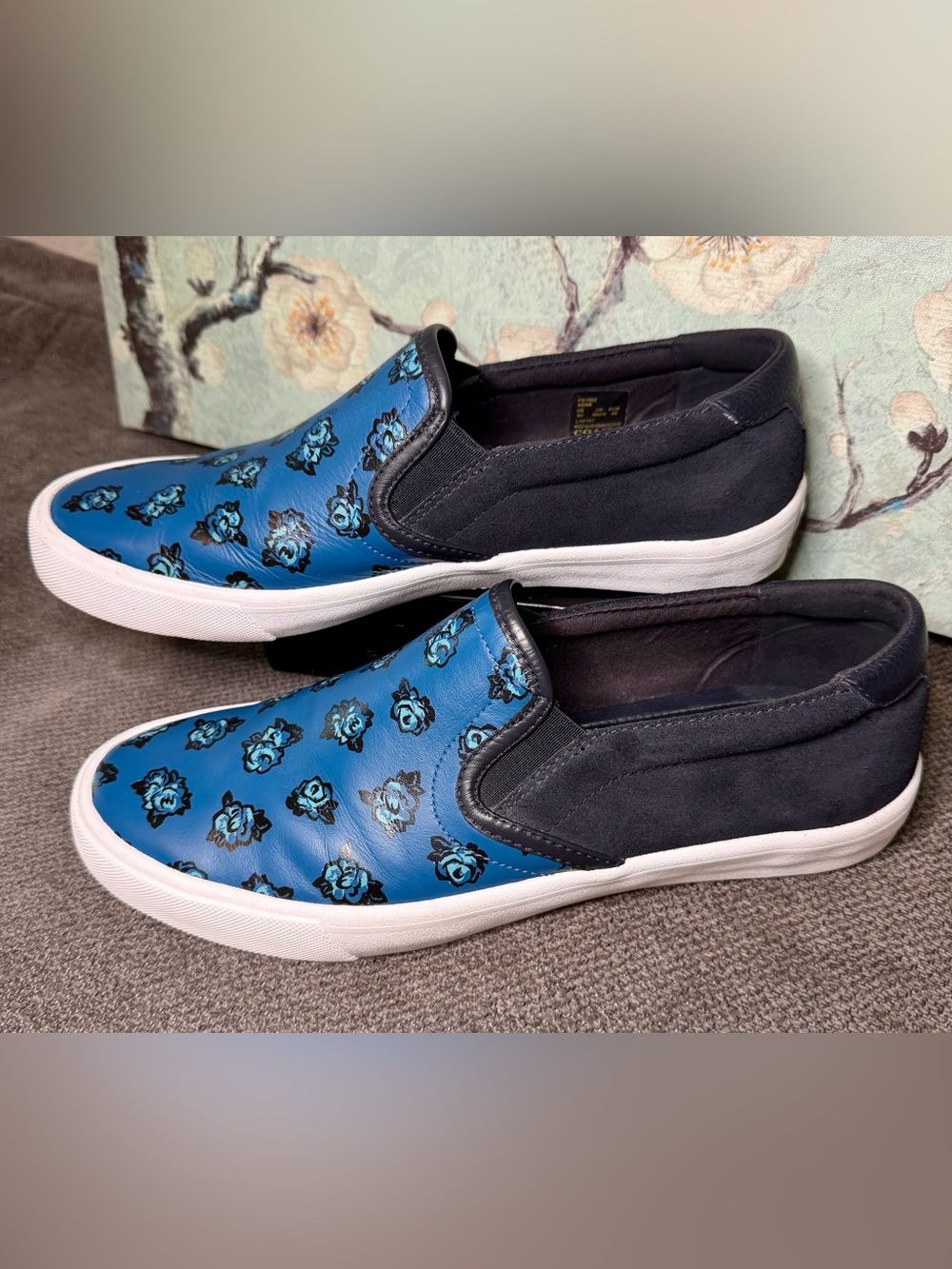 Coach Gacy Tea Rose Slip-On Sneakers style F1662 size 9 men’s, 10.5 women’s